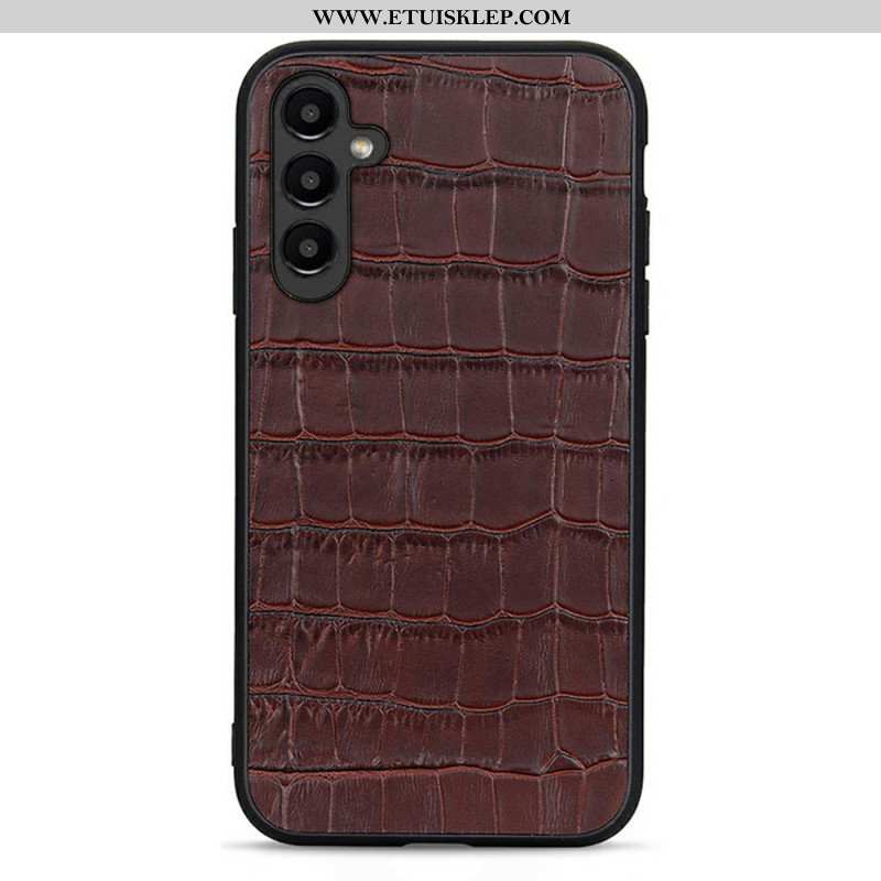 Etui do Samsung Galaxy A14 / A14 5G Prawdziwa Skóra Krokodyla